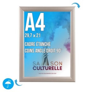 Display frame CLIC-CLAC Wall Frame A.4 (297x210 mm) WATERPROOF