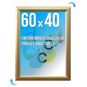 CLIC-CLAC Wall Display Frame 60x40cm GOLD