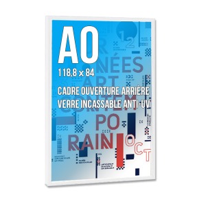 DECO A0 frame Colour WHITE
