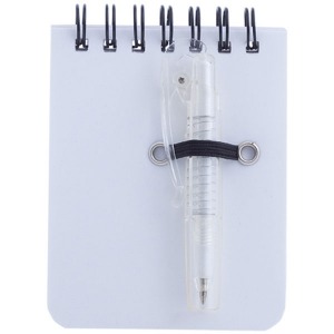 Spiral notebook 60 pages with pen