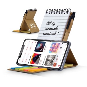 REPOSITIONABLE NOTEBOOK & TELEPHONE HOLDER
