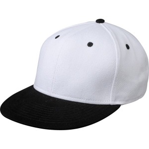 Bicolor 6-panel cap.