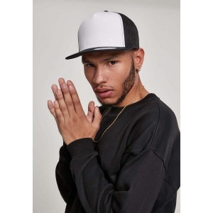 Two-tone snapback trucker cap
