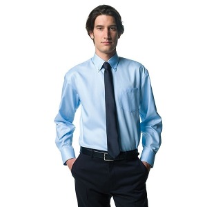 Russell Collection no-iron men's long-sleeved shirt
