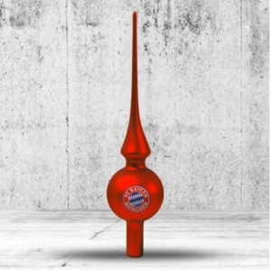 Christmas tree top in glass