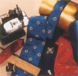 Silk tie in special manufacture