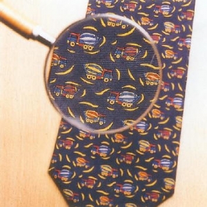 Silk tie in special manufacture