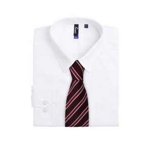 Waffle striped tie