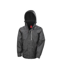 Denim Texture Rugged Jacket - Denim Work Jacket