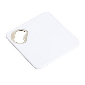 Coaster with bottle opener REFLECTS-ALGECIRAS WHITE