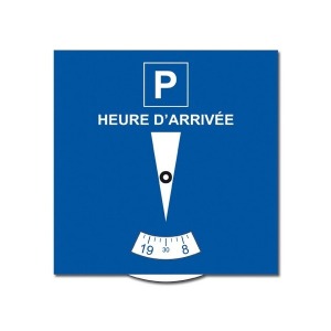 Cardboard parking disc 15 x 15 cm
