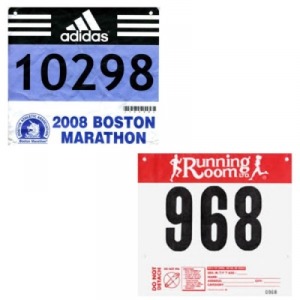 Numbered bib