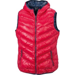 Women's sleeveless hooded jacket