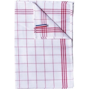 Checked glass towels guaranteed origin France