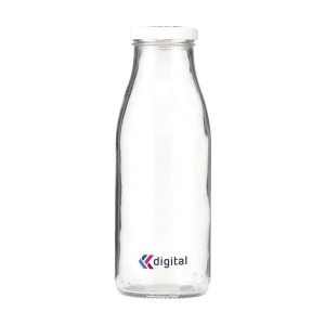 Recycled glass bottle made in France