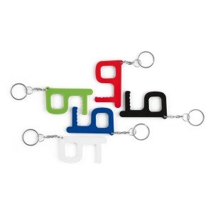 HANDY SAFE. Multifunctional key ring with antibacterial treatment