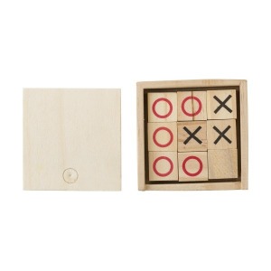 Wooden tic-tac-toe game
