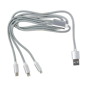 Long 3-in-1 charging cable 