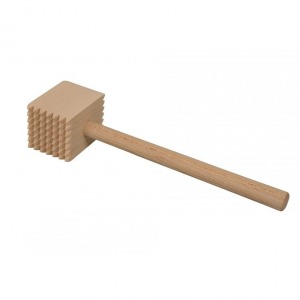 Wooden meat mallet