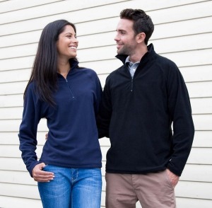 Microfleece with zipped collar - Result