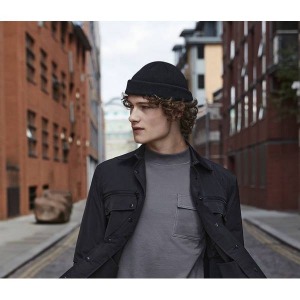 Recycled polyester mini beanie - RECYCLED MINI FISHERMAN BEANIE