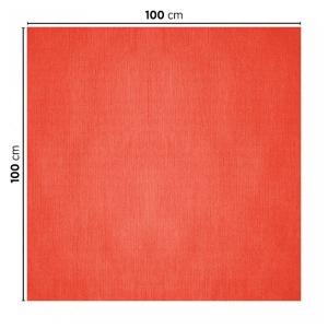Coloured paper tablecloth 100x100cm