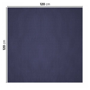 Coloured paper tablecloth 120x120cm