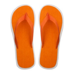 Pair of unisex EVA flip-flops