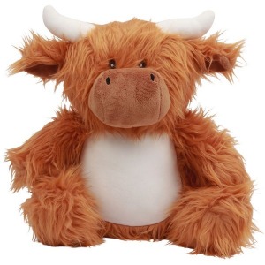 Zipped plush cow - mumbles