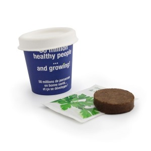 Quadri 360° cardboard pot