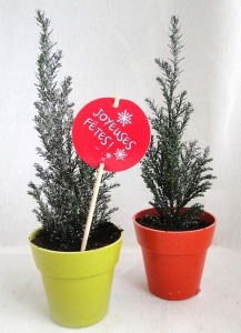 Potted tree plant Bamboo fibre 10 cm - Softwood