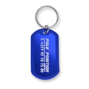 Aluminium gi plate with embossed logo - P.U.H.T. silk-screen printing 1 colour