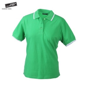 Women's polo shirt, short sleeves