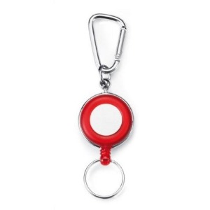 Badge holder with carabiner