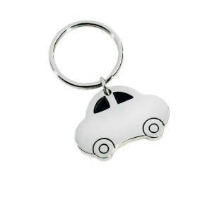 Car" metal key ring