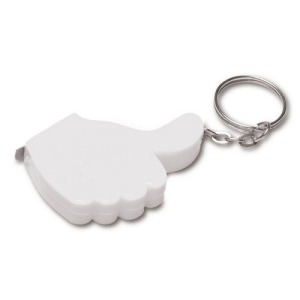 Tape measure keychain. Three feet.