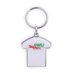 Zamac key ring shape jersey 7 days delay