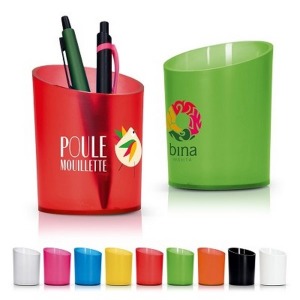 Plastic pencil cup