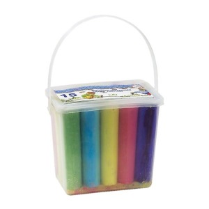 Jar of 15 drawing chalks