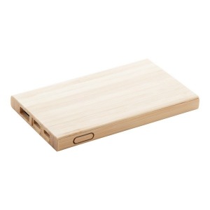 Powerbank 4000 mAh bamboo