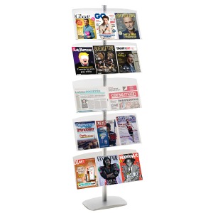 Display VITRINE 5 Shelves 690 mm x H. 200 cm