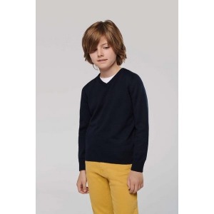 Children's v-neck jumper - kariban