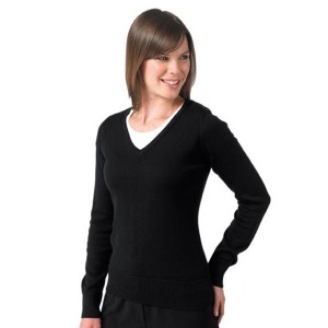 Women's V-neck jumper