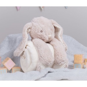 RABBIT WITH BLANKET - Rabbit plush with blanket