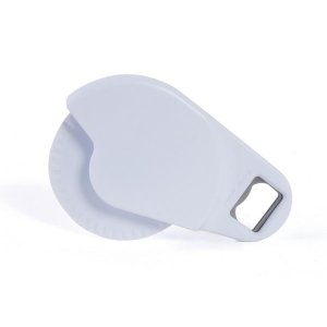 Pizza wheel and bottle opener (+Pad printing)