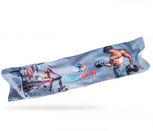 Made to measure four-colour sports towel