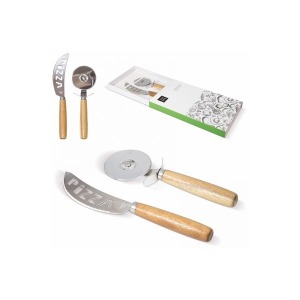 Pizza cutting set