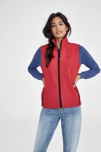 Sleeveless softshell - Race bw women