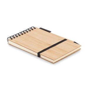 SONORABAM - Set of A6 bamboo notepads