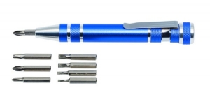 Support for micro screwdriver bits